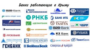 Какие российские банки сейчас работают в Крыму