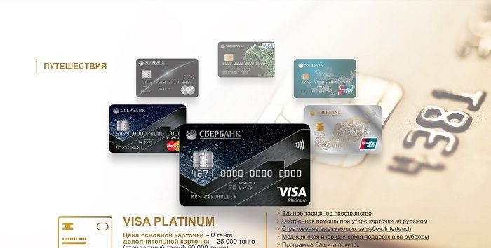 Карта Премиум Сбербанка Visa Platinum Премьер